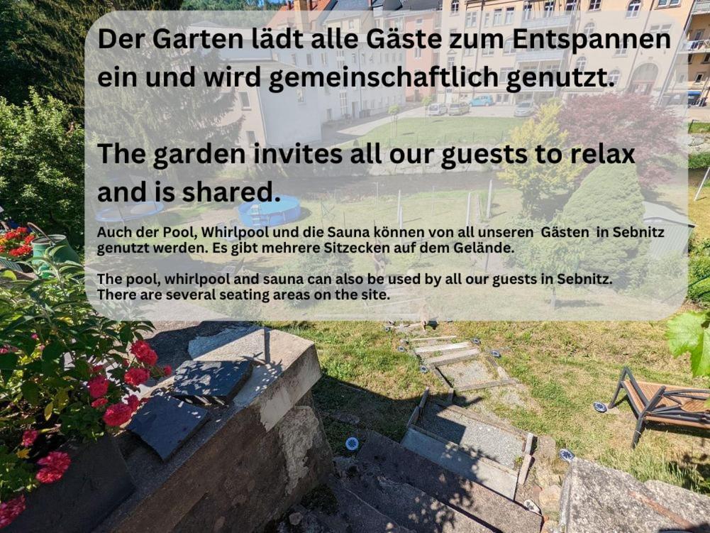 Zi1 - Urlaubsmagie - Erholung Mit Whirlpool & Sauna Sebnitz Eksteriør billede