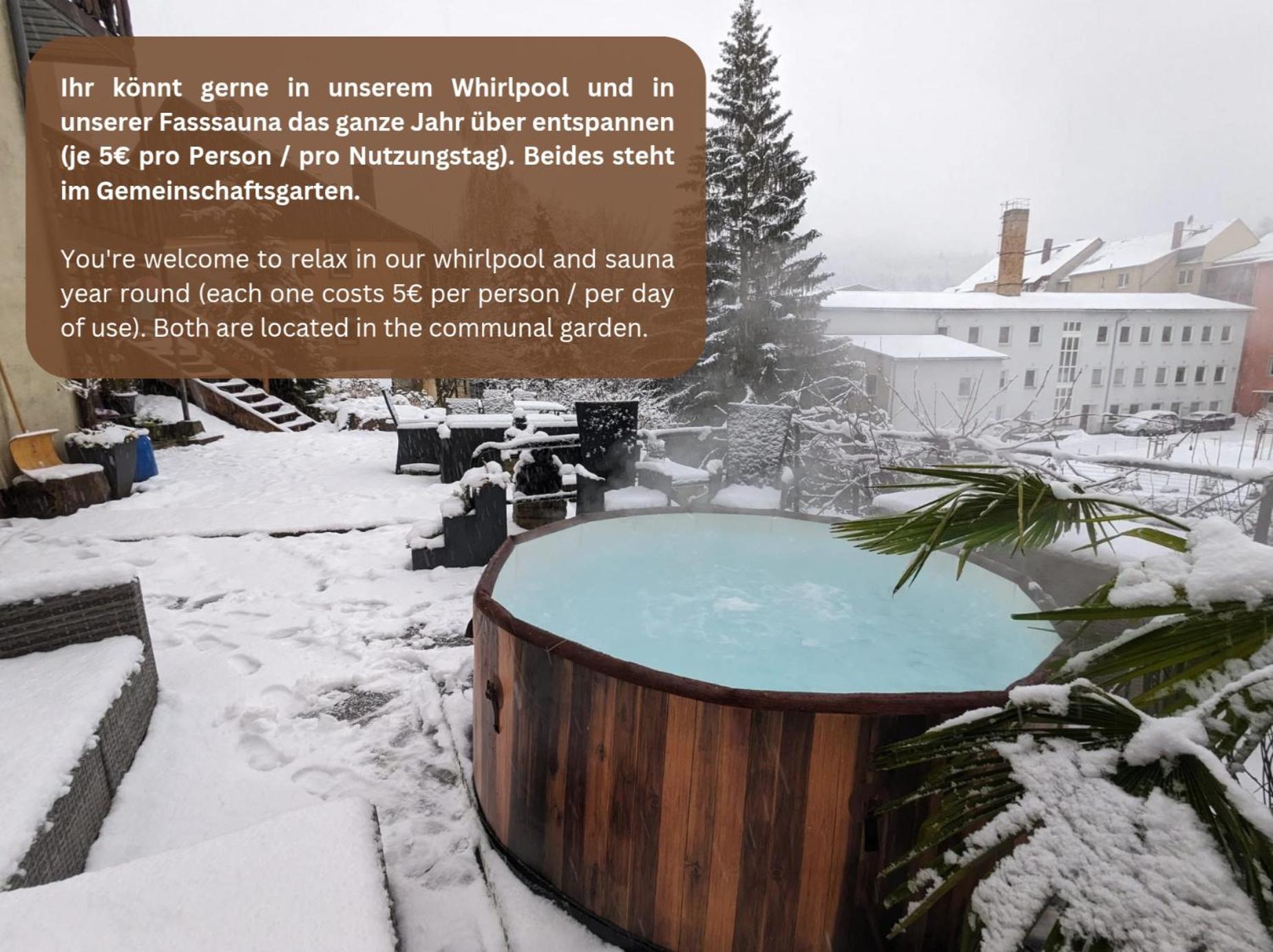 Zi1 - Urlaubsmagie - Erholung Mit Whirlpool & Sauna Sebnitz Eksteriør billede